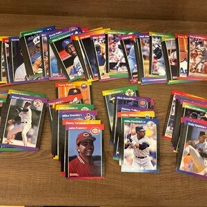 Over 80 - 1989 Donruss Baseball Cards Excellent Condition No Duplicates